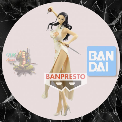 Bandai Banpresto one piece anime Nico Robin white dress color S1