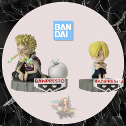 Bandai Banpresto one piece Sanji with his teacher hungry small